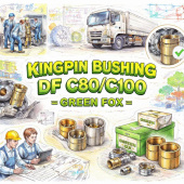 Втулка шкворня DF С80/C100 верх/низ =GREEN FOX= (30DS0301019) фото в интернет-магазине РСТ-Моторс