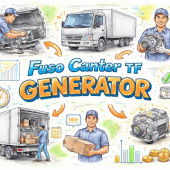 Генератор Fuso Canter TF =KRAUF= (ME230743 0124525565) фото в интернет-магазине РСТ-Моторс