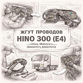 Жгут проводов (с блоком предохранителей) HINO 300 (E4) =Hino Motors=  (8211537U71 8211537U73) фото в интернет-магазине РСТ-Моторс