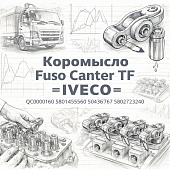 Коромыcло (рокер/гидрокомпенсатор) Fuso Canter TF =IVECO= (QC000160 5801455560 50436767 5802723240) фото в интернет-магазине РСТ-Моторс