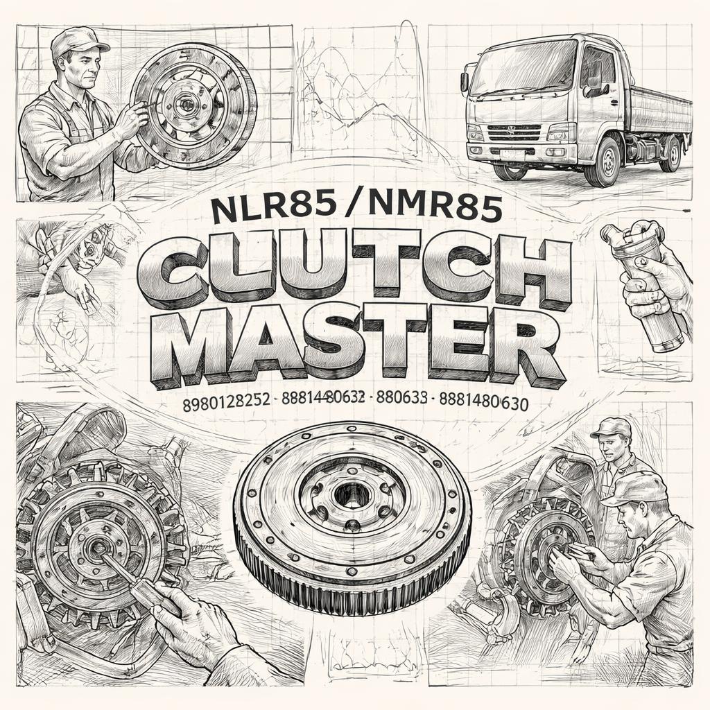 Маховик NLR85/NMR85 =CLUTCH MASTER= (8980128252 8981480632 8981480631 8981480630) фото в интернет-магазине РСТ-Моторс