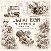 Клапан EGR NLR85/NMR85 (E5) =Isuzu Motors= (8982505712 8982505711 8982505713) фото в интернет-магазине РСТ-Моторс