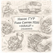 Насос ГУР Fuso Canter FE85 =KRAUF= (MK383003) фото в интернет-магазине РСТ-Моторс