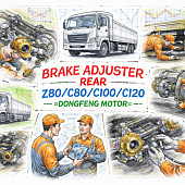 Трещетка тормозная задняя Z80/C80/C100/C120(T/S/M/N/L) (C3.8) =Dongfeng Motor= (3552010TC99A) фото в интернет-магазине РСТ-Моторс