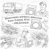 Прокладка корпуса дросселя Fuso Canter FE85 =MIZURO= (ME223819) фото в интернет-магазине РСТ-Моторс