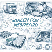 Фильтр воздушный N56/75/120 =GREEN FOX= (1109100E8982) фото в интернет-магазине РСТ-Моторс