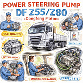 Насос ГУР DF Z55/Z80 =Dongfeng Motor= (3406010H01221) фото в интернет-магазине РСТ-Моторс