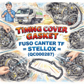 Прокладка распределительной крышки ГРМ Fuso Canter TF =STELLOX= (QC000287) фото в интернет-магазине РСТ-Моторс