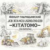 Фильтр гидравлический JCB 3CX/4CX/JS200/210/220 =KITATOMO= (32/925214) фото в интернет-магазине РСТ-Моторс