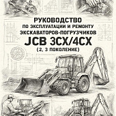 Книга руководство по эксплуатации и ремонту Экскаваторов-погрузчиков JCB 3CX/4CX (2, 3 поколение) фото в интернет-магазине РСТ-Моторс