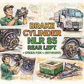 Цилиндр тормозной NLR 85 задний левый (С/П) =GREEN FOX= (8971915010) фото в интернет-магазине РСТ-Моторс
