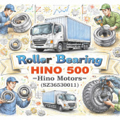 Подшипник роликовый HINO 500 =Hino Motors= (SZ36530011) фото в интернет-магазине РСТ-Моторс