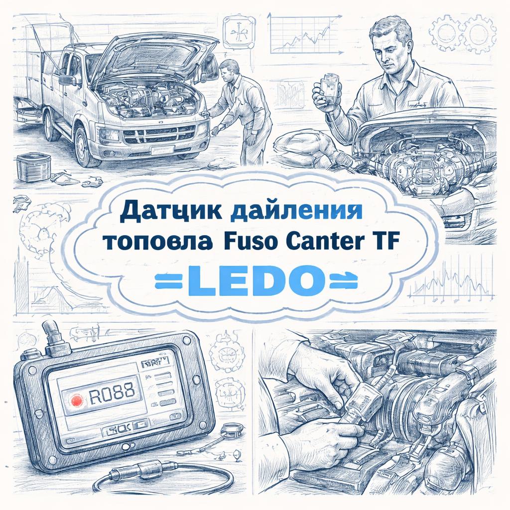 Датчик давления топлива Fuso Canter TF =LEDO= (504382373 QC000592) фото в интернет-магазине РСТ-Моторс