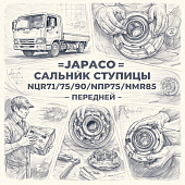 Сальник ступицы NQR71/75/90/NPR75/NMR85 передней =JAPACO= (8942481171) фото в интернет-магазине РСТ-Моторс