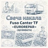 Свеча накала Fuso Canter TF =EUROREPAR= (QC000675)   фото в интернет-магазине РСТ-Моторс