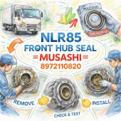 Сальник ступицы NLR85 передней =MUSASHI= (8972110820) фото в интернет-магазине РСТ-Моторс