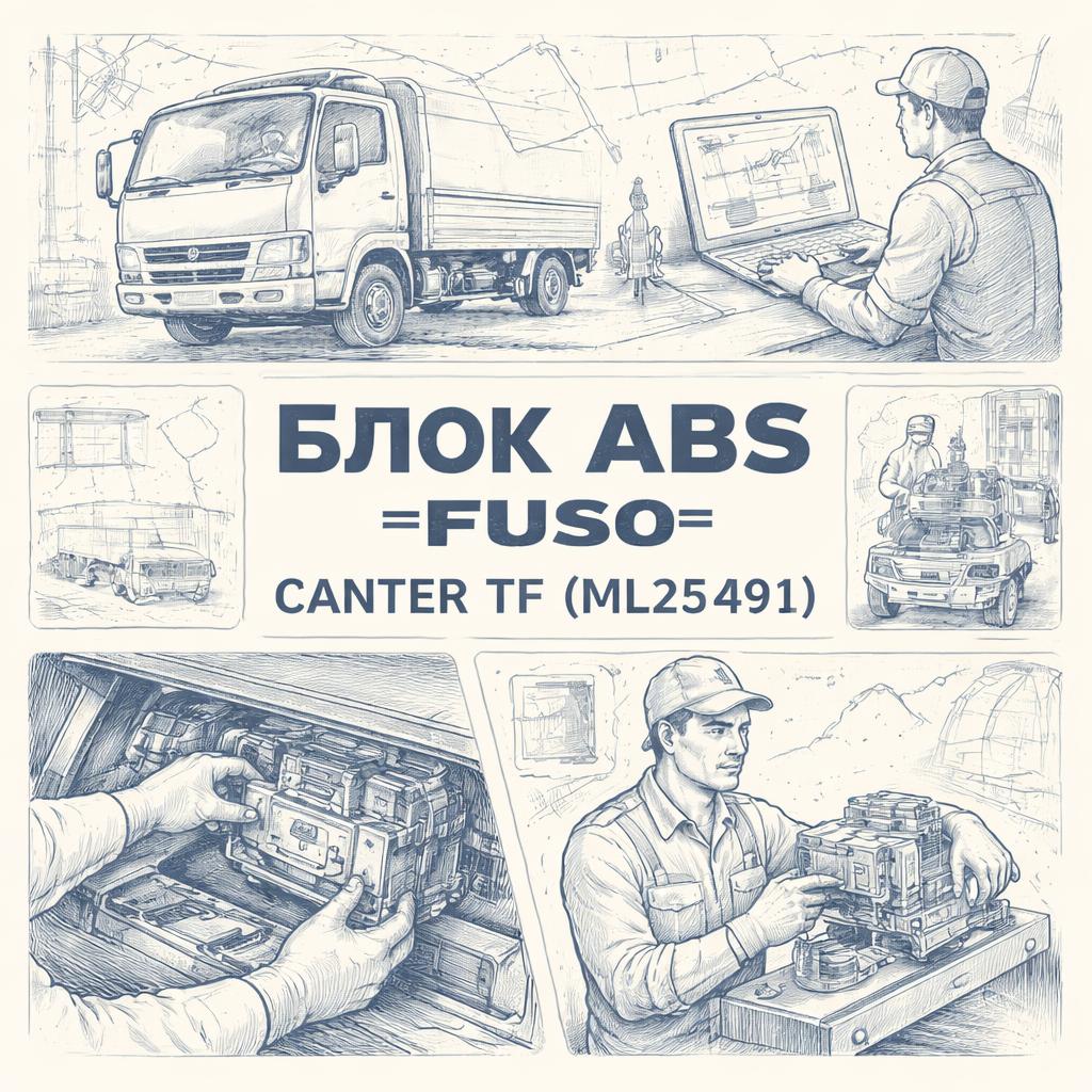 Блок ABS Fuso Canter TF =FUSO= (ML253491) фото в интернет-магазине РСТ-Моторс