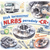 Диск тормозной NLR85 передний =CR= (8980013420 8982488930) фото в интернет-магазине РСТ-Моторс