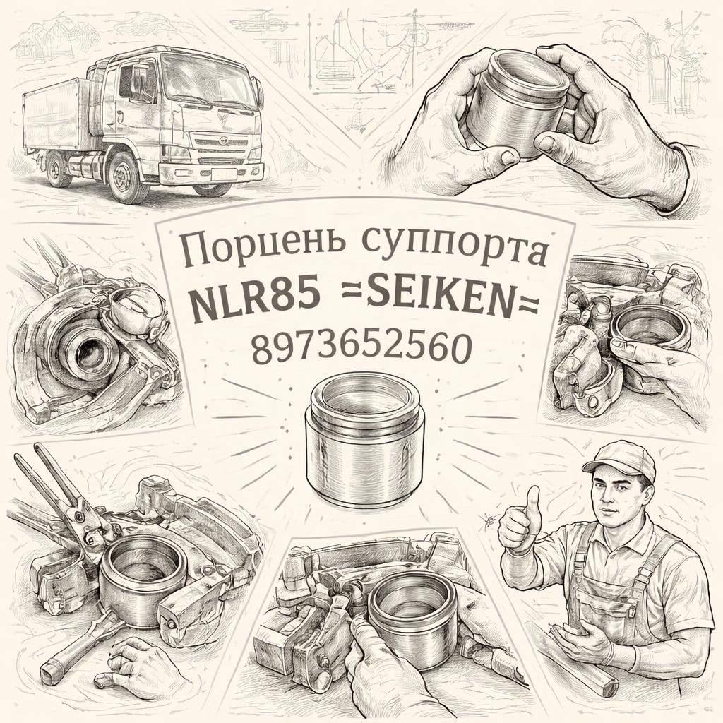 Поршень суппорта NLR85 =SEIKEN= (8973652560) фото в интернет-магазине РСТ-Моторс