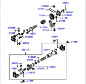 Подшипник подвесной Fuso Canter FE85 без обоймы d=40 мм =JAPACO= (MB000079) фото в интернет-магазине РСТ-Моторс