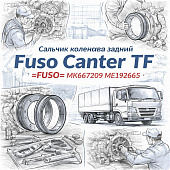 Сальник коленвала задний Fuso Canter TF =FUSO= (MK667209 ME192665) фото в интернет-магазине РСТ-Моторс