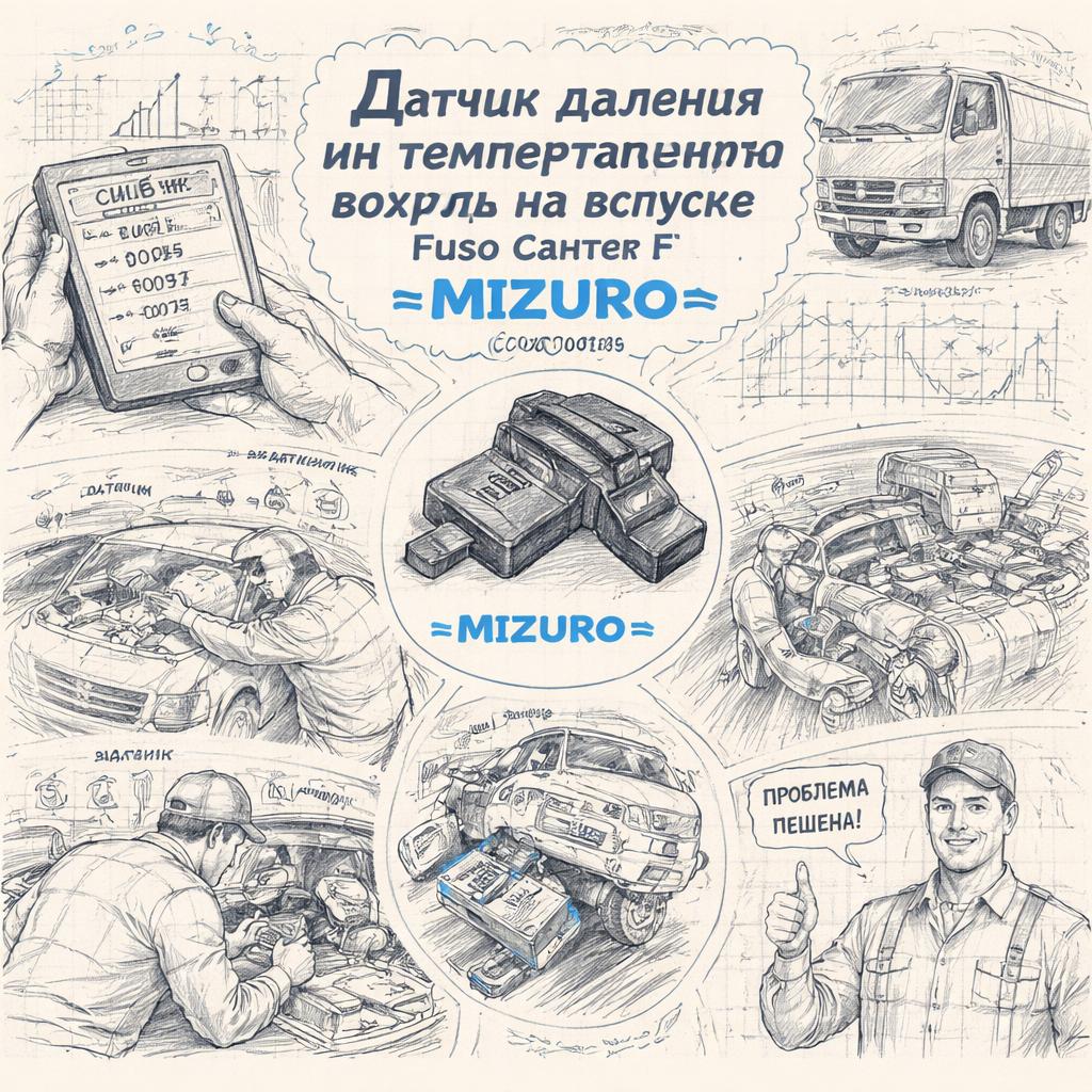 Датчик давления и температуры воздуха на впуске  Fuso Canter TF =MIZURO= (QC000165) фото в интернет-магазине РСТ-Моторс