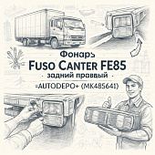 Фонарь Fuso Canter FE85 задний правый =AUTODEPO= (MK485641) фото в интернет-магазине РСТ-Моторс