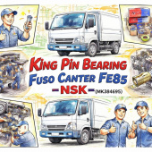 Подшипник шкворня Fuso Canter FE85 =NSK= (MK384695) фото в интернет-магазине РСТ-Моторс