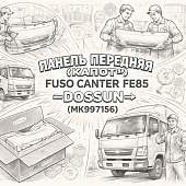 Панель передняя (капот) Fuso Canter FE85 =DOSSUN= (MK997156) фото в интернет-магазине РСТ-Моторс