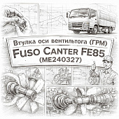 Втулка оси вентилятора (ГРМ) Fuso Canter FE85 =FUSO= (ME240327) фото в интернет-магазине РСТ-Моторс