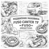 Подшипник маховика Fuso Canter TF =FUSO= (MK667232) фото в интернет-магазине РСТ-Моторс