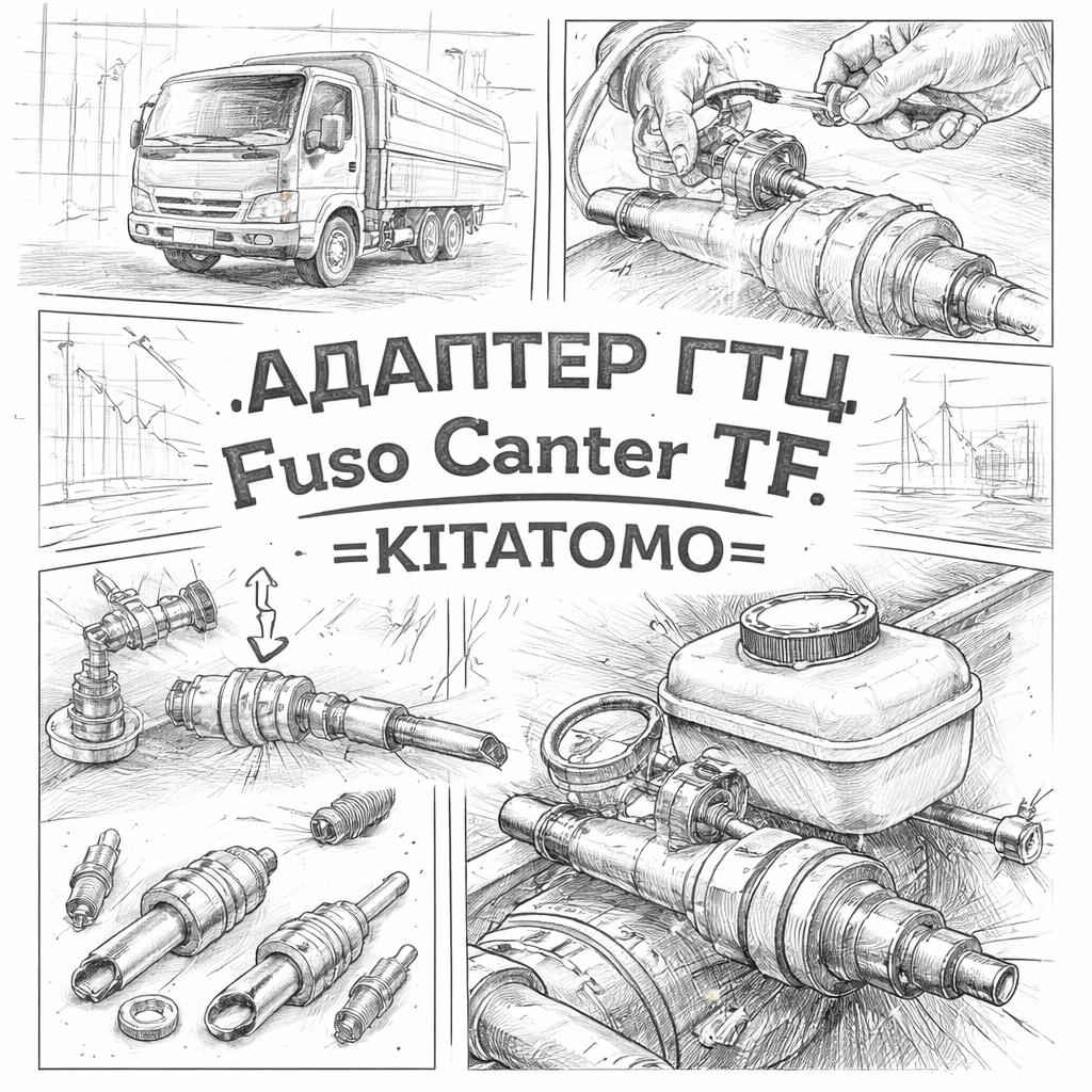 Адаптер ГТЦ Fuso Canter TF =KITATOMO= (MK585079 MK585081) фото в интернет-магазине РСТ-Моторс