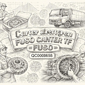 Картер шестерен Fuso Canter TF =FUSO= (QC000658) фото в интернет-магазине РСТ-Моторс