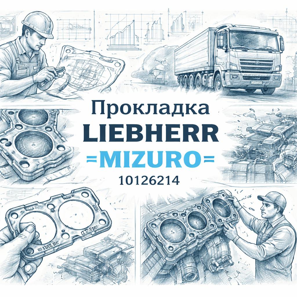 Прокладка LIEBHERR =MIZURO= (10126214) фото в интернет-магазине РСТ-Моторс