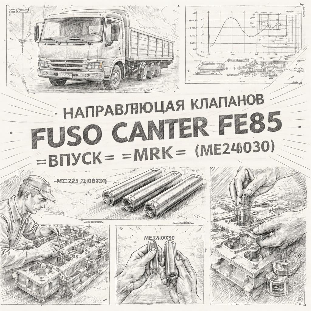 Направляющая клапанов Fuso Canter FE85 впуск =MRK= (ME240030) фото в интернет-магазине РСТ-Моторс