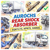 Амортизатор задний NQR71/75/NPR75/NMR85 =AUROCHS= (5876101320 5876101330 8972536512 8980798681) фото в интернет-магазине РСТ-Моторс