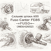 Сальник штока КПП Fuso Canter FE85 =FUSO= (ME642652) фото в интернет-магазине РСТ-Моторс