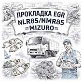 Прокладка EGR NLR85/NMR85 =MIZURO= (8980632841) фото в интернет-магазине РСТ-Моторс