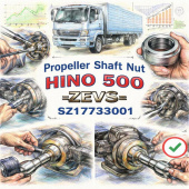 Гайка хвостовика заднего моста HINO 500 =ZEVS= (SZ17733001) фото в интернет-магазине РСТ-Моторс