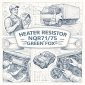 Резистор отопителя NQR71/75 =GREEN FOX= (8973583890 1835190930) фото в интернет-магазине РСТ-Моторс