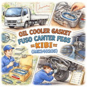 Прокладка масляного охладителя Fuso Canter FE85 =KIBI= (ME240205) фото в интернет-магазине РСТ-Моторс