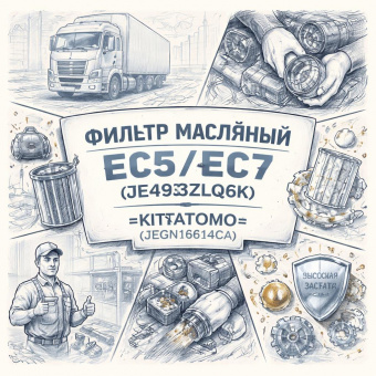 Фильтр масляный EC5/EC7 (JE493ZLQ6K) =KITATOMO= (JEGN16614CA) фото в интернет-магазине РСТ-Моторс