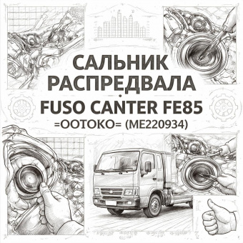 Сальник распредвала Fuso Canter FE85 =OOTOKO= (ME220934) фото в интернет-магазине РСТ-Моторс