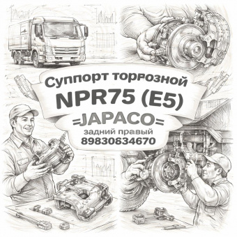 Суппорт тормозной NPR75 (E5) задний правый =JAPACO= (8983034670) фото в интернет-магазине РСТ-Моторс