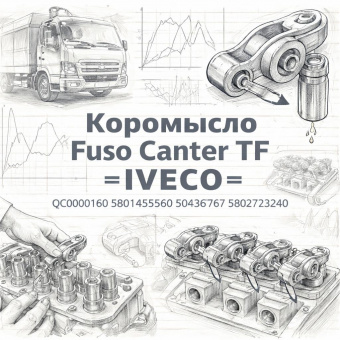 Коромыcло (рокер/гидрокомпенсатор) Fuso Canter TF =IVECO= (QC000160 5801455560 50436767 5802723240) фото в интернет-магазине РСТ-Моторс
