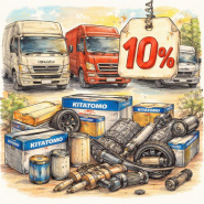 Скидки 10% на бренд KITATOMO