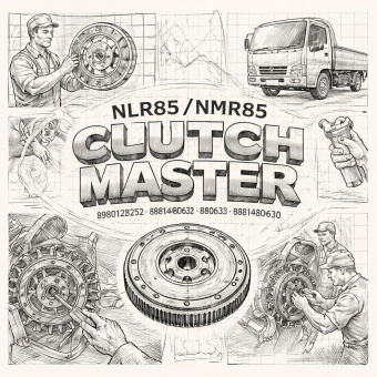 Маховик NLR85/NMR85 =CLUTCH MASTER= (8980128252 8981480632 8981480631 8981480630) фото в интернет-магазине РСТ-Моторс