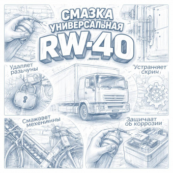 Смазка универсальная RW-40 400 мл =RUNWAY= фото в интернет-магазине РСТ-Моторс