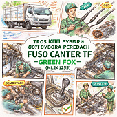 Трос КПП выбора передач Fuso Canter TF =GREEN FOX= (ML241255)