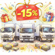 Скидка 15% при заказе на сайте от 100 000 руб.